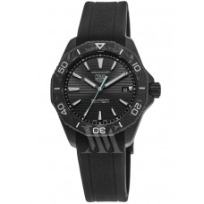 Replica Tag Heuer Aquaracer Solargraph Black Steel Rubber Strap Men‘s Watch WBP1112.FT6199