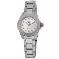 Replica Tag Heuer Aquaracer Professional 200 Mother of Pearl Diamond Dial Steel Women‘s Watch WBP1450.BA0622