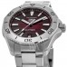 Replica Tag Heuer Aquaracer Professional 200 Ruby Red Dial Steel Men‘s Watch WBP2114.BA0627