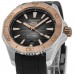 Replica Tag Heuer Aquaracer Professional 200 Black Dial Gold Bezel Rubber Strap Men‘s Watch WBP2151.FT6199