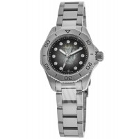 Replica Tag Heuer Aquaracer Professional 200 Date Black Diamond Dial Steel Women‘s Watch WBP2410.BA0622