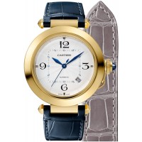 Replica Cartier Panthere de Cartier Silver Dial Yellow Gold Women‘s Watch WGPA0007