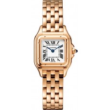 Replica Cartier Panthere de Cartier Small White Dial Rose Gold Women‘s Watch WGPN0040