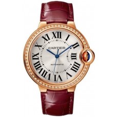 Replica Cartier Ballon Bleu 36mm 18kt Rose Gold Diamond Women‘s Watch WJBB0034