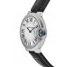 Replica Cartier Ballon Bleu 33mm Black Leather Women‘s Watch WSBB0034