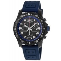 Replica Breitling Professional Endurance Pro Black Chronograph Dial Blue Rubber Strap Men‘s Watch X82310D51B1S1