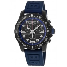 Replica Breitling Professional Endurance Pro Black Chronograph Dial Blue Rubber Strap Men‘s Watch X82310D51B1S1