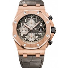 Audemars Piguet Royal Oak Offshore Pink Gold Grey Alligator 26470OR.OO.A125CR.01