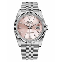 Rolex Datejust 36mm Steel Pink Dial Jubilee Bracelet 116234 PIJ Replica