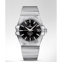 Omega Constellation Mens Automatic Black Replica Watch 123.10.35.20.01.001