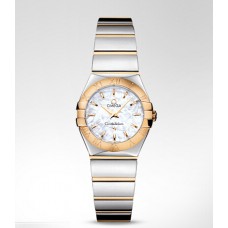 Omega Constellation Polished Quartz Replica Watch 123.20.24.60.05.004