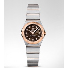 Omega Constellation Quartz 24MM Ladies Replica Watches 123.20.24.60.63.001