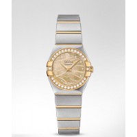 Omega Constellation Quartz 24MM Ladies Replica Watches 123.25.24.60.57.001