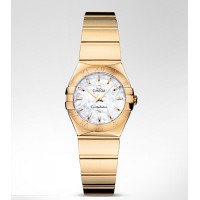 Omega Constellation Polished Quartz Replica Watch 123.50.24.60.05.004