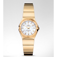 Omega Constellation Polished Quartz Replica Watch 123.50.24.60.05.004