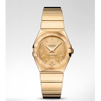 Omega Constellation Polished Quartz Replica Watch 123.50.27.60.08.002