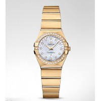 Omega Constellation Quartz 24MM Ladies Replica Watches 123.55.24.60.55.003