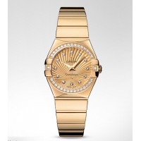 Omega Constellation Polished 27mm Replica Watch 123.55.27.60.58.002