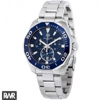 Tag Heuer Aquaracer Blue Dial Chronograph Stainless Steel CAY111B.BA0927 replica watch