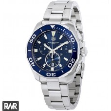 Tag Heuer Aquaracer Blue Dial Chronograph Stainless Steel CAY111B.BA0927 replica watch