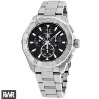 Tag Heuer Aquaracer Black Dial Chronograph Stainless Steel CAY1110.BA0927 replica watch
