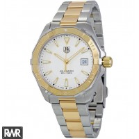 Tag Heuer Aquaracer 300M 40.5MM Silver Dial Two-tone quartz WAY1120.BB0930 replica watch