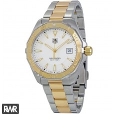Tag Heuer Aquaracer 300M 40.5MM Silver Dial Two-tone quartz WAY1120.BB0930 replica watch