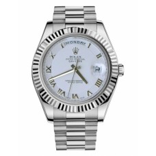 Rolex Day Date II President White Gold 218239 Ivory concentric circle dial Replica