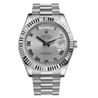 Rolex Day Date II President White Gold 218239 RRP Rhodium dial Replica