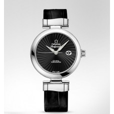 Omega DeVille Ladymatic Automatic Black Dial Replica Watch 425.33.34.20.01.001