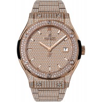 Hublot Classic Fusion King Gold Full Pav茅 42mm 542.OX.9010.OX.3704 