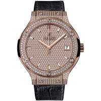 Hublot Classic Fusion King Gold Full Pav茅 38mm 565.OX.9010.LR.1704 