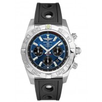 Breitling Chronomat 44 Black Ocean Racer Rubber Strap Replica Watch AB011012/C789-200S