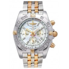 Breitling Chronomat 44 Yellow Gold and Steel Replica Watch IB011012/A698