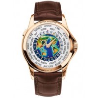 Patek Philippe World Time 5131R-001 Enamel Dial Rose Gold Full Set New 2015 5131R-001