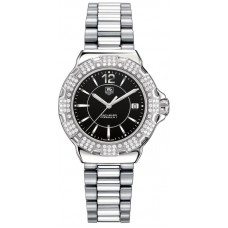 Tag Heuer Formula 1 Ladies Steel and Ceramic Full Diamonds37mm WAH1217.BA0852 Replica watch