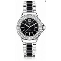 Tag Heuer Formula 1 Ladies Steel and Ceramic Full Diamonds37 WAH1217.BA0859 Replica watch