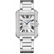 Cartier Tank Anglaise Medium Ladies Watch WT100009