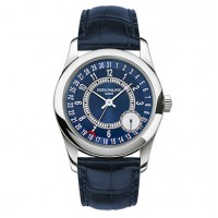 Patek Philippe Calatrava Blue Dial 18K White Gold Automatic 6000G-012